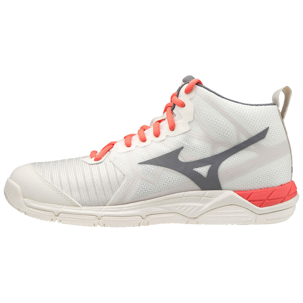 Tenis Para Voleibol Mizuno Wave Supersonic 2 Mid Para Mujer Blancos 4269357-JH